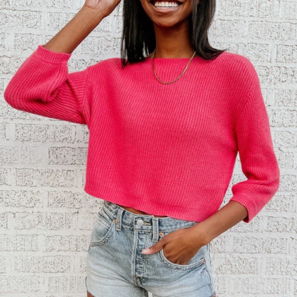 BB Dakota S pink Fair Play sweater